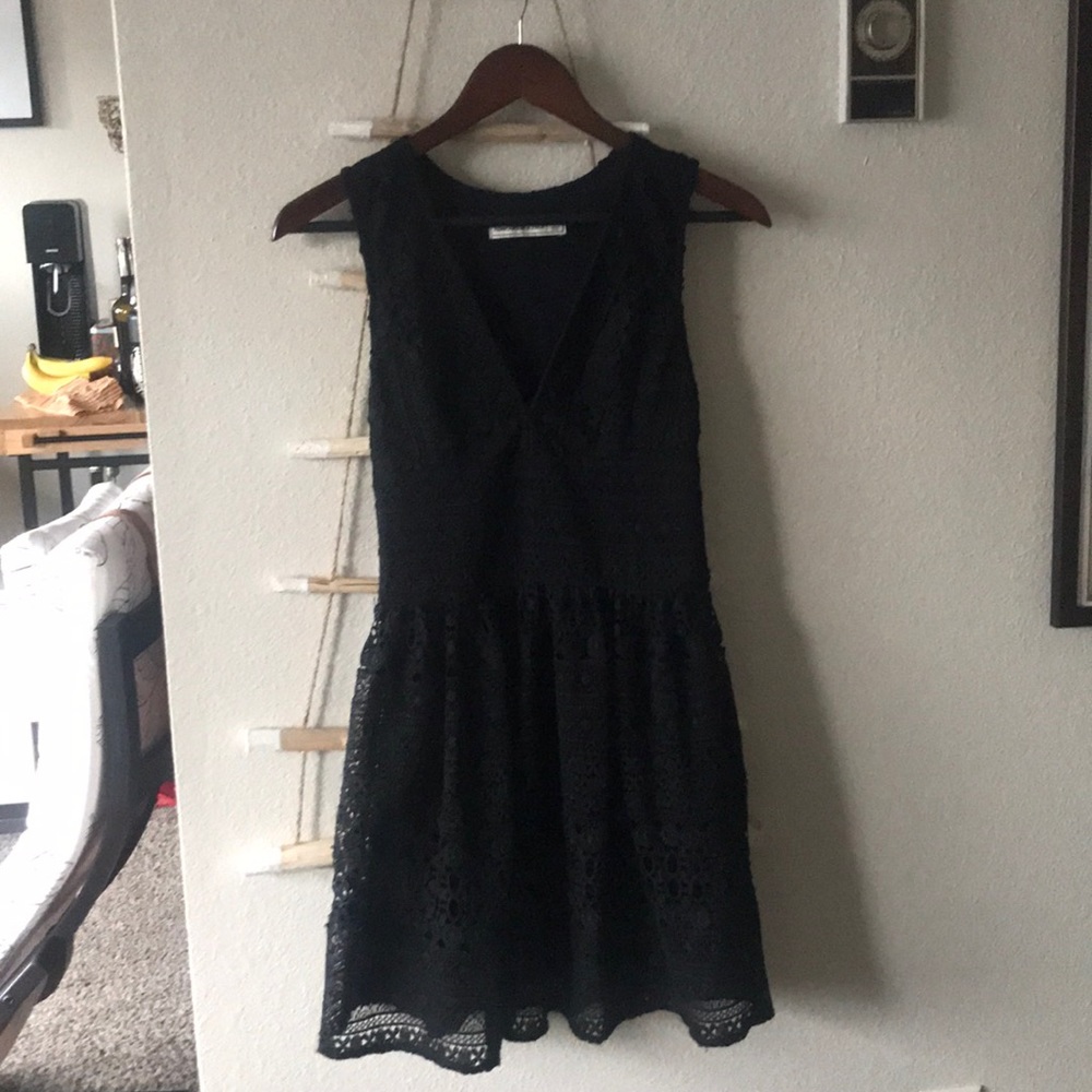 Donated! Abercrombie& Fitch black lace skirt